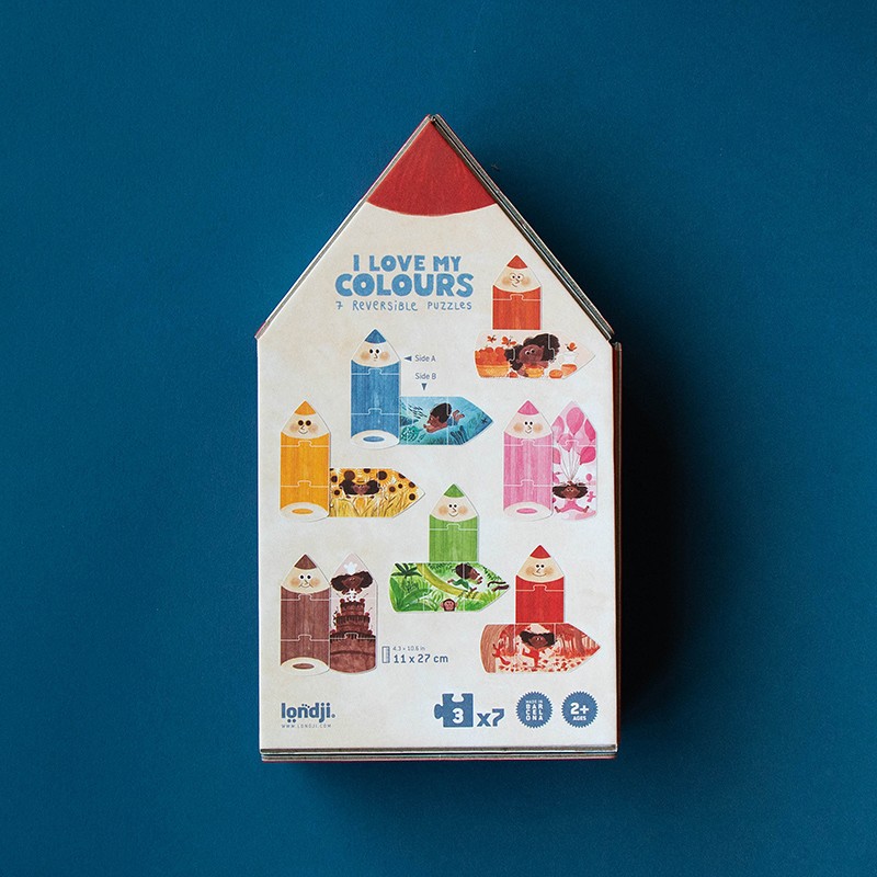 7 reversible colour puzzles